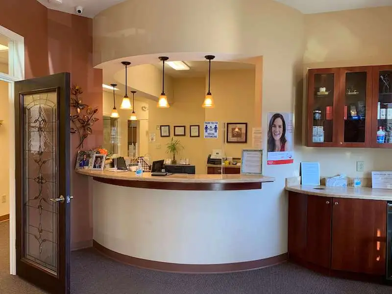 Lobby of the dental office