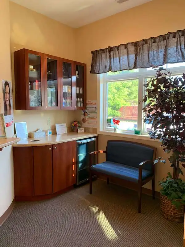 Waiting area of the dental office