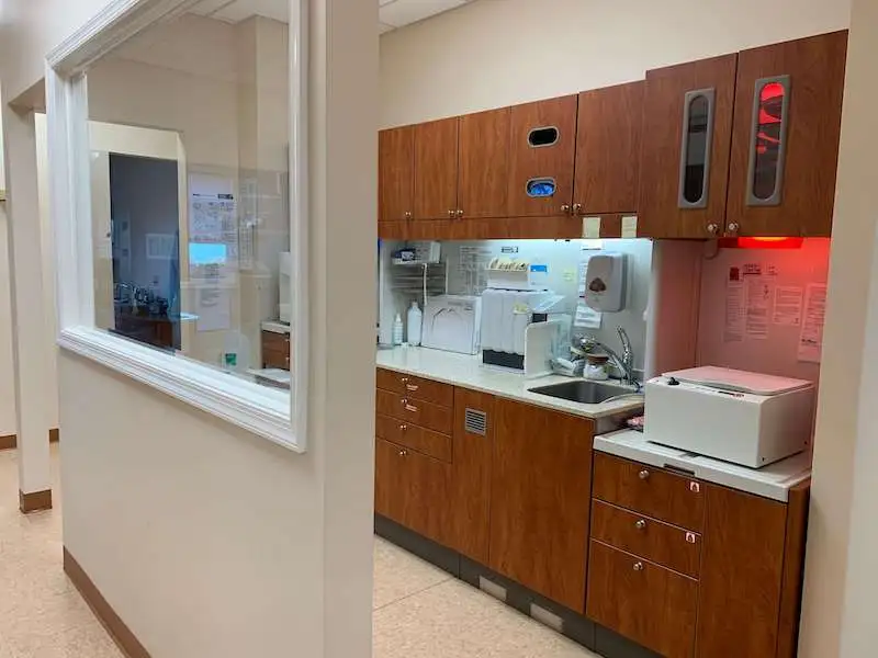 Dental equipments inside the room